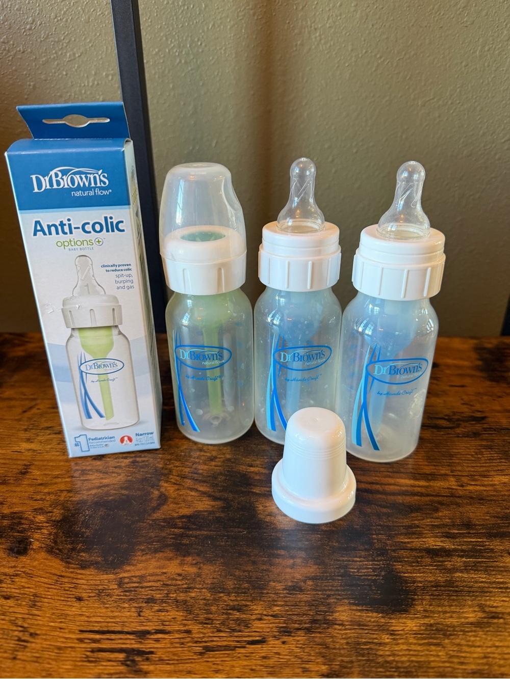 Dr. Brown's Natural Flow 4 oz Baby Bottles - Set of 4